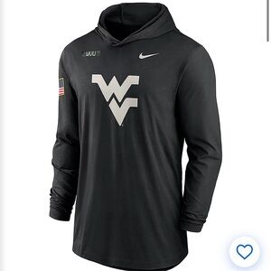 Nike Men's West Virginia Military Appreciation Long Sleeve Hooded Top